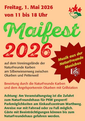 1.Mai bei und mit den Naturfreunden & Angelsportverein Okarben 